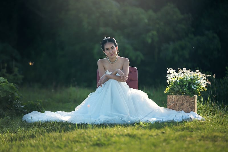 Bohemian Chic Bridal Gown